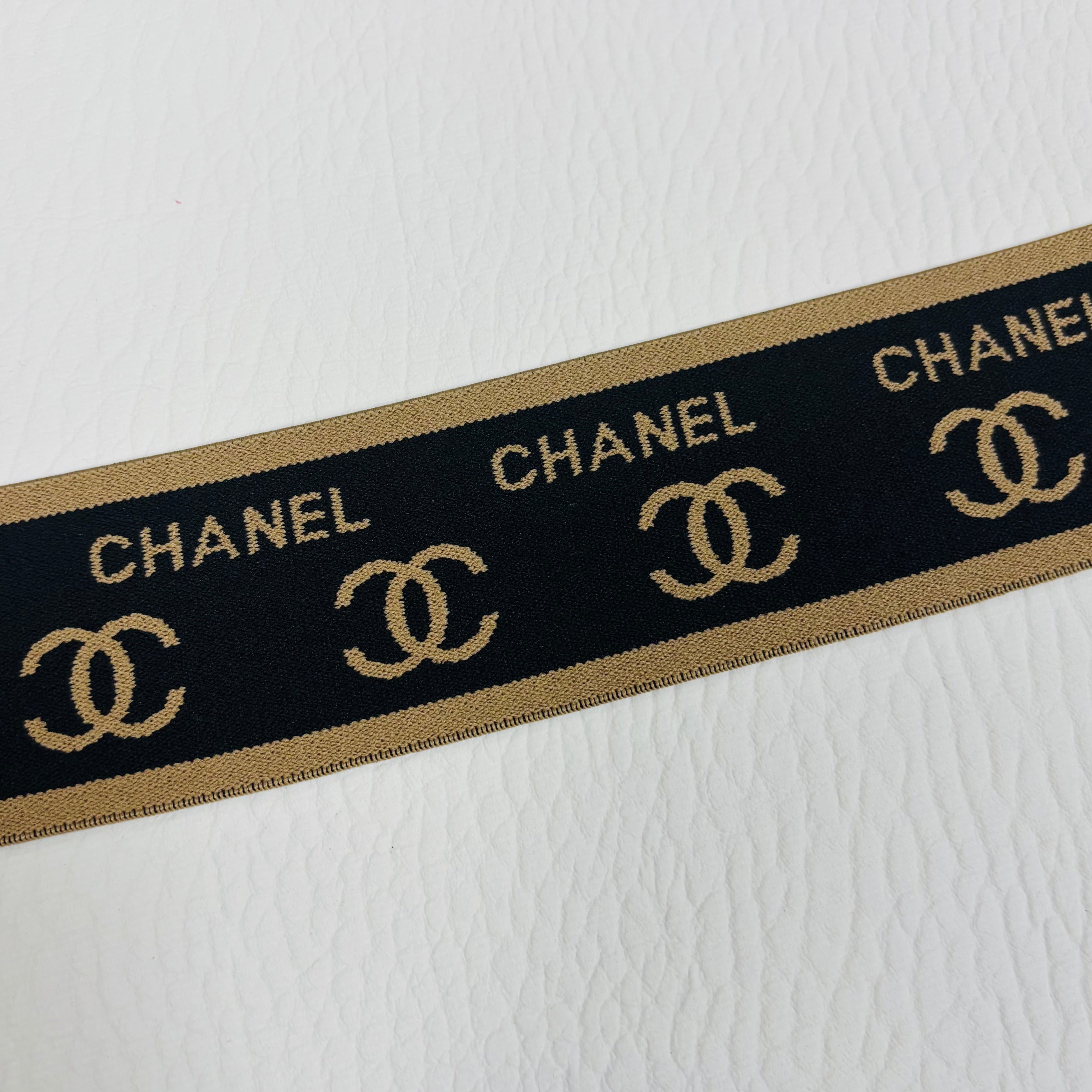 Classic CC Chanel Jacquard Elastic Band Strap Wrap Item NO.: ACC-034