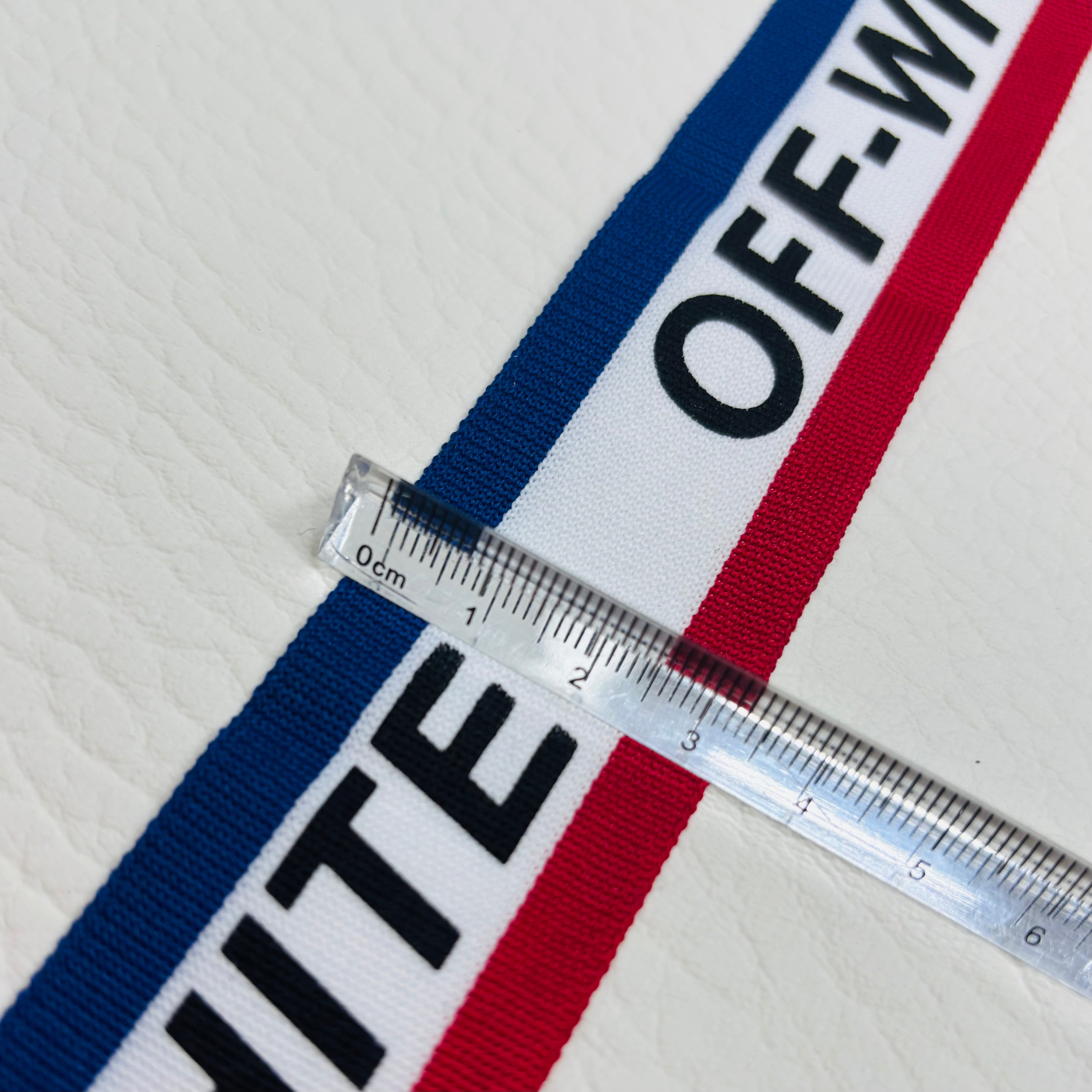 Off-White Printed Woven Wrap Band Strape Tape Item NO.: ACC-027