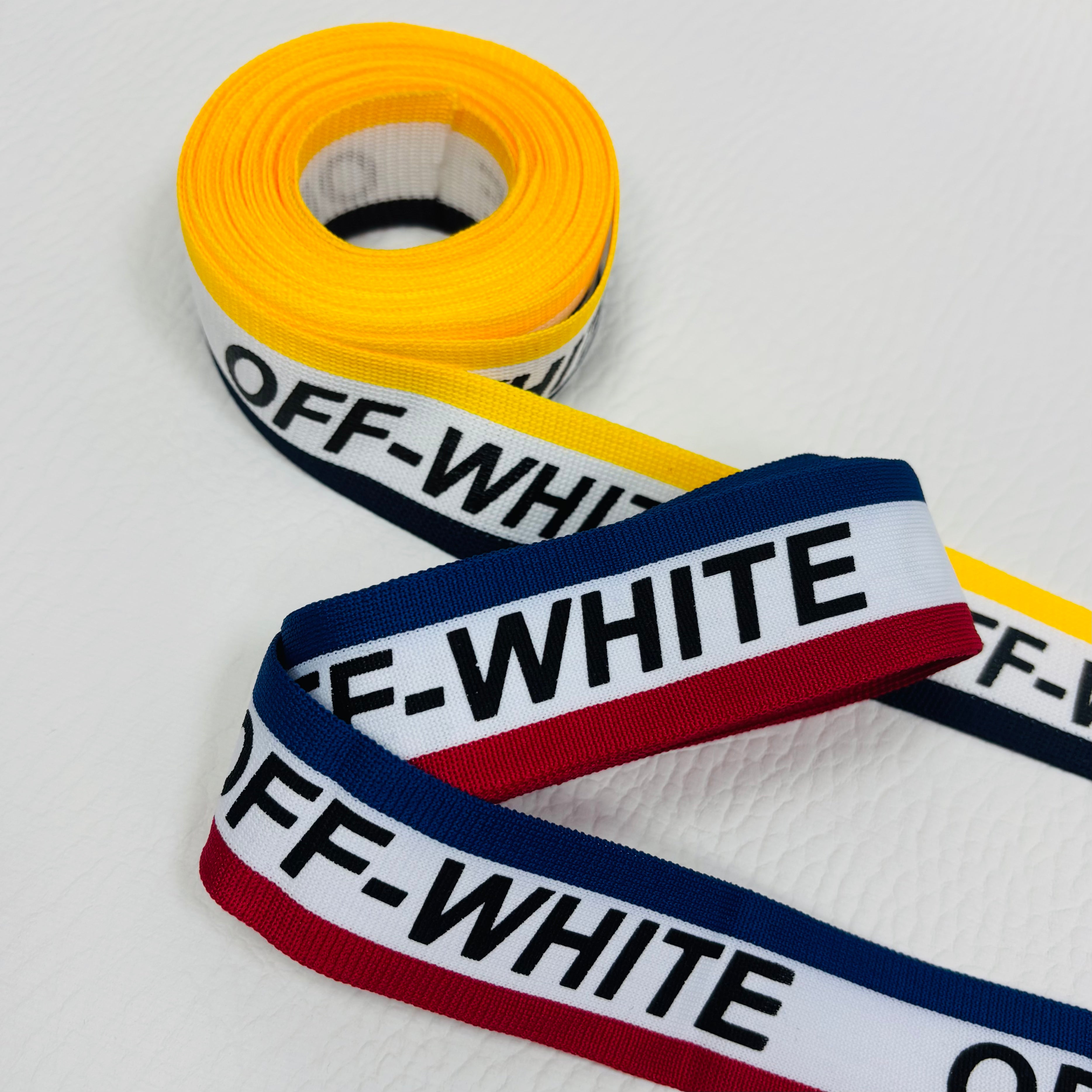 Off-White Printed Woven Wrap Band Strape Tape Item NO.: ACC-027