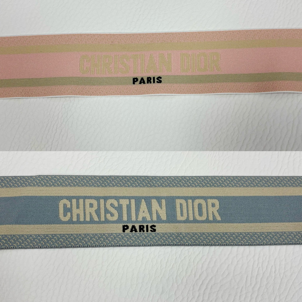 Cream Color Christian Dior Jacquard Elastic Band Strap Wrap Item NO.: ACC-029