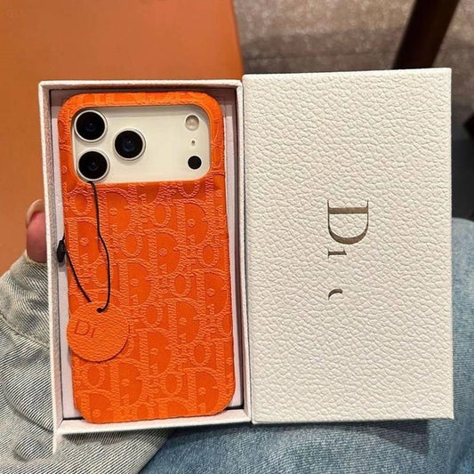 Dior Faux Leather Minimalist Phone Case Item NO.:HF-PC006