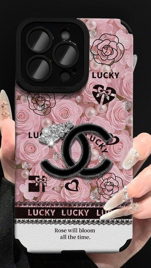 CC Full-Screen Rose Shockproof Soft Phone Case Item NO.:HF-PC007