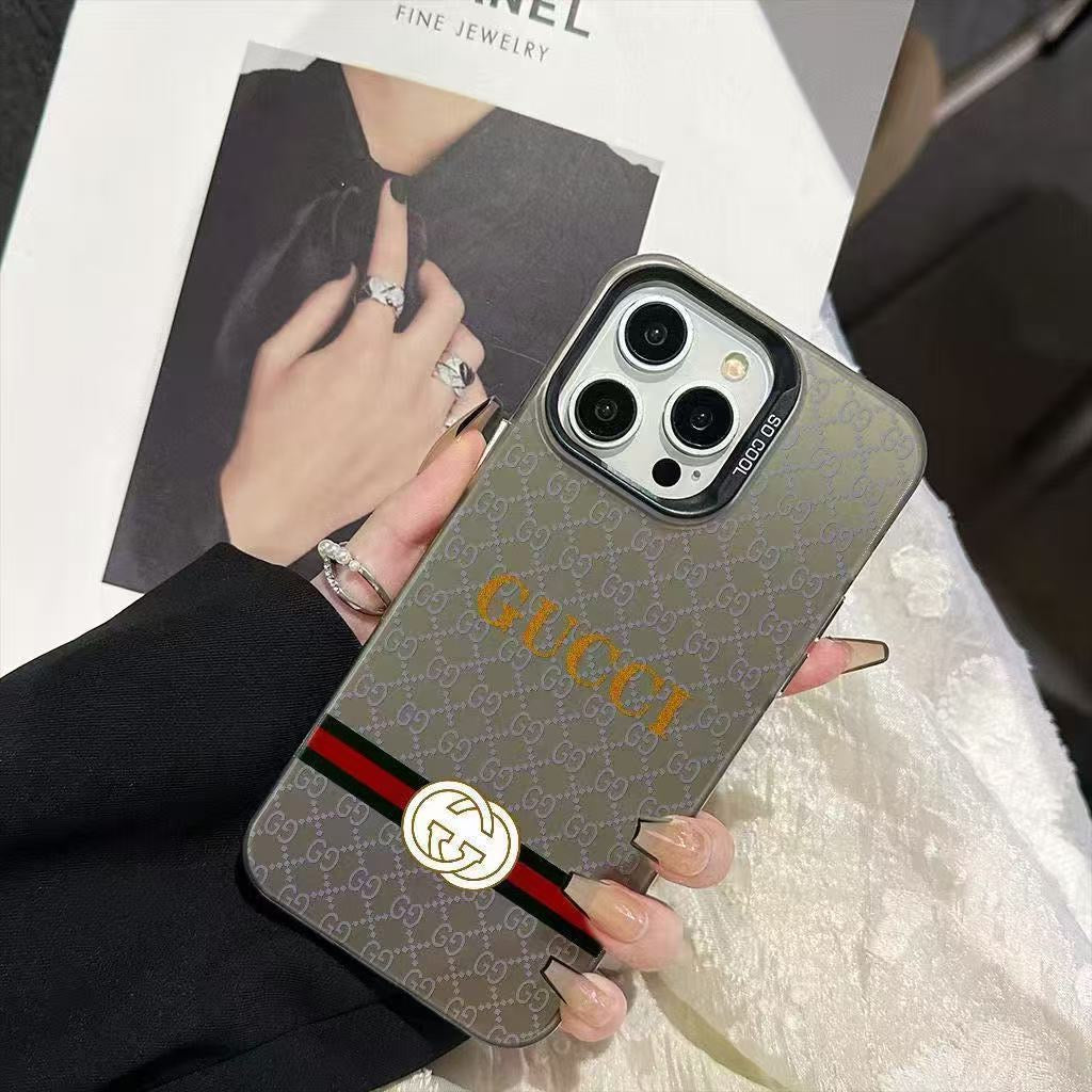 GG Shockproof Colorful Silver Phone Case Item NO.:HF-PC011