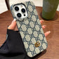 GG Classic Pattern Half-Wrapped Hard Phone Case Item NO.:HF-PC015