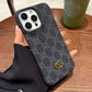 GG Classic Pattern Half-Wrapped Hard Phone Case Item NO.:HF-PC015