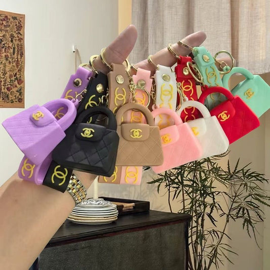 CC Handbag-Shaped Keychain Pendant Item NO.:HF-KC002