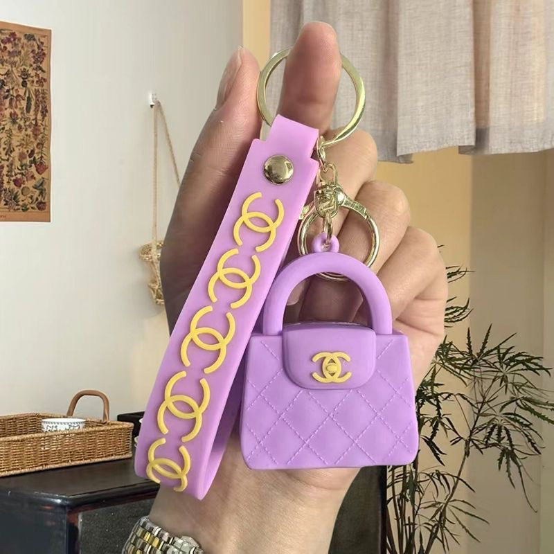 CC Handbag-Shaped Keychain Pendant Item NO.:HF-KC002