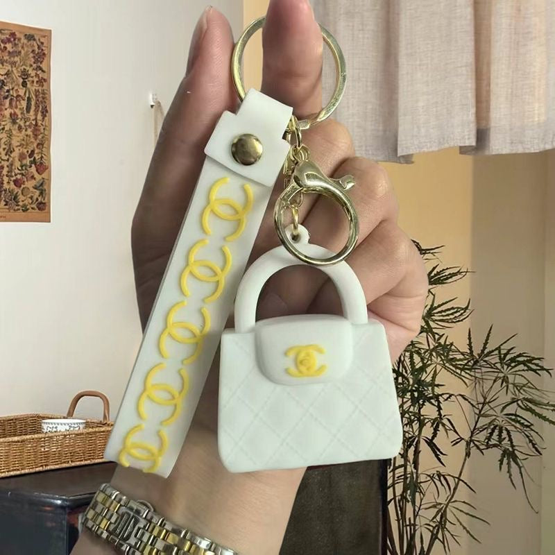 CC Handbag-Shaped Keychain Pendant Item NO.:HF-KC002