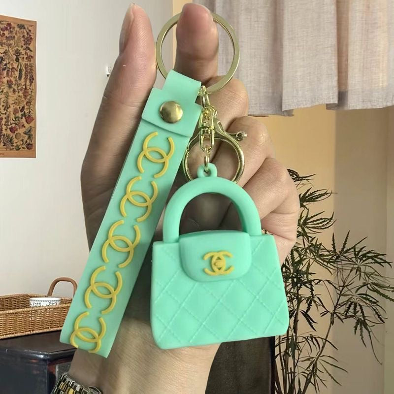 CC Handbag-Shaped Keychain Pendant Item NO.:HF-KC002