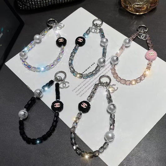 CC Light Luxury Rhinestone Phone Pendant Item NO.:HF-KC004