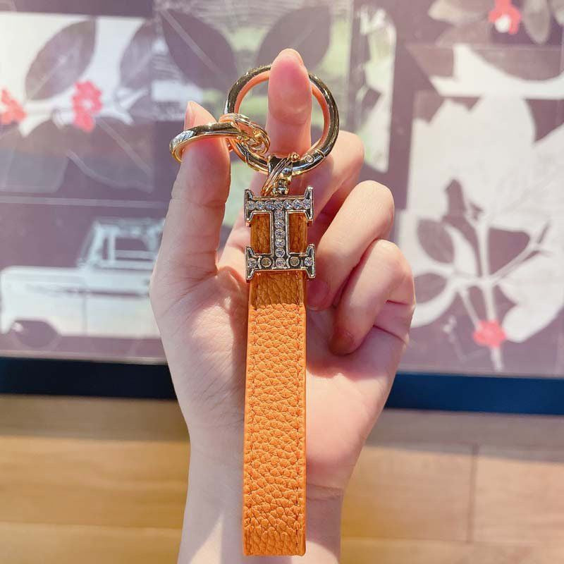 HERMES Rhinestone French-Style Keychain Belt Pendant Item NO.:HF-KC006