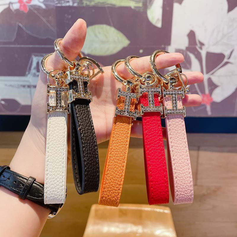 HERMES Rhinestone French-Style Keychain Belt Pendant Item NO.:HF-KC006