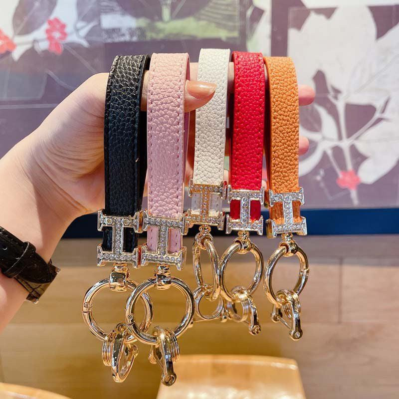 HERMES Rhinestone French-Style Keychain Belt Pendant Item NO.:HF-KC006