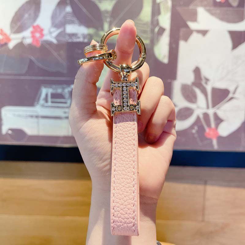 HERMES Rhinestone French-Style Keychain Belt Pendant Item NO.:HF-KC006