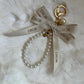 DIOR Handmade Bowknot Premium Pearl Keychain Item NO.:HF-KC007