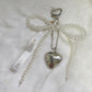 DIOR Handmade Bowknot Premium Pearl Keychain Item NO.:HF-KC007
