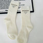 PRADA Stylish Mid-Calf Cotton Women's Socks Item NO.:HF-SK001