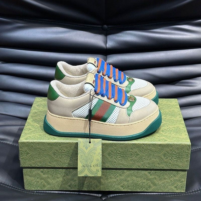 GG Women's Platform Hidden Wedge Distressed Chunky Sneakers Item NO.:HF-SE001