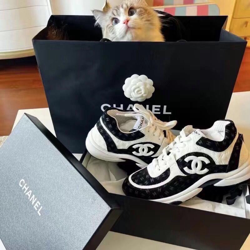 CC Platform Height-Increasing Versatile Chunky Panda Dad Sneakers Item NO.:HF-SE003