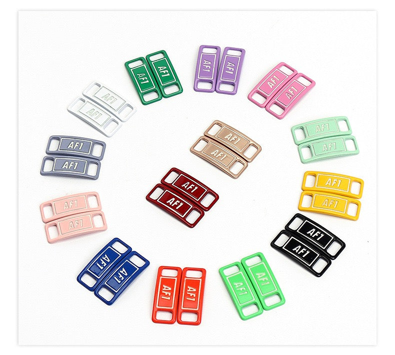 Noctilucent Neon Colors Decorative AF1 Sneaker Buckles for Custom Shoe Makers Item NO.: ACC-003