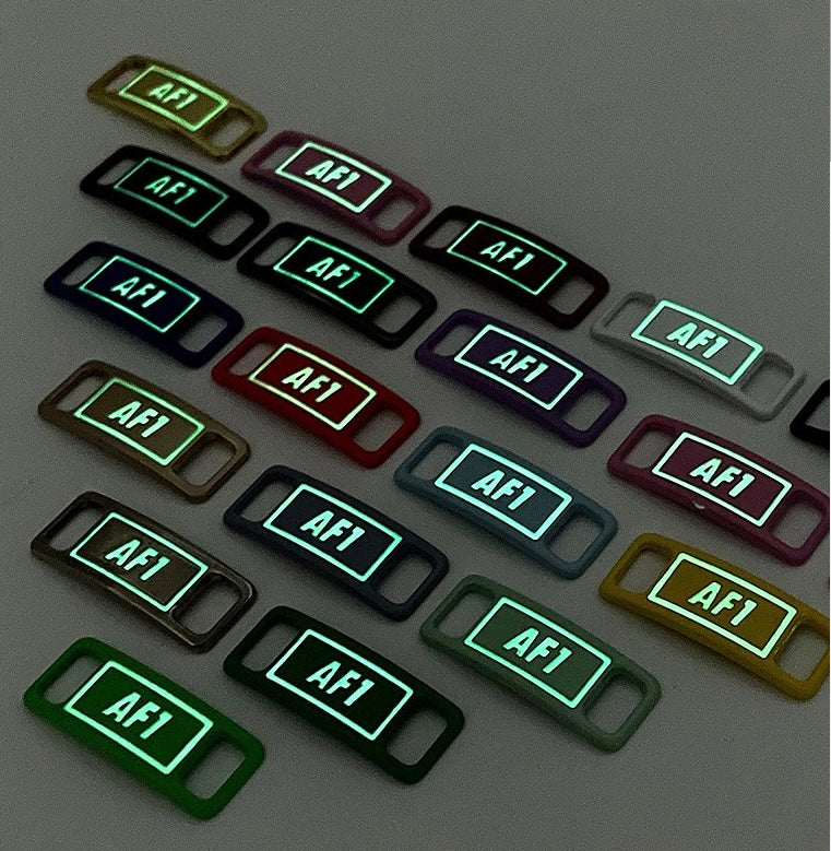 Noctilucent Neon Colors Decorative AF1 Sneaker Buckles for Custom Shoe Makers Item NO.: ACC-003
