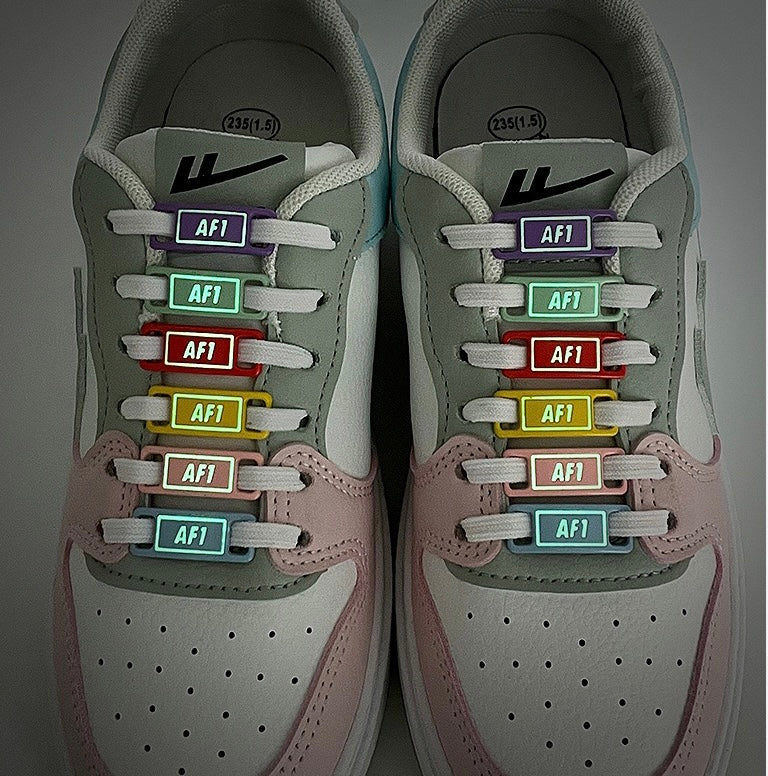 Noctilucent Neon Colors Decorative AF1 Sneaker Buckles for Custom Shoe Makers Item NO.: ACC-003