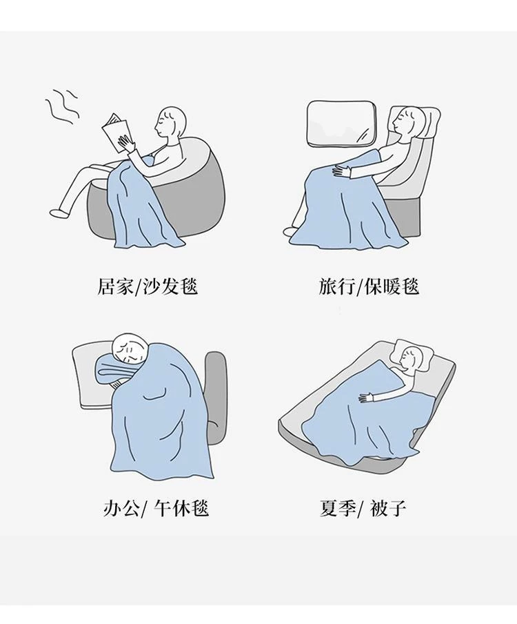 HERMES Office & Sofa Nap Throw Blanket Item NO.:HF-HP003