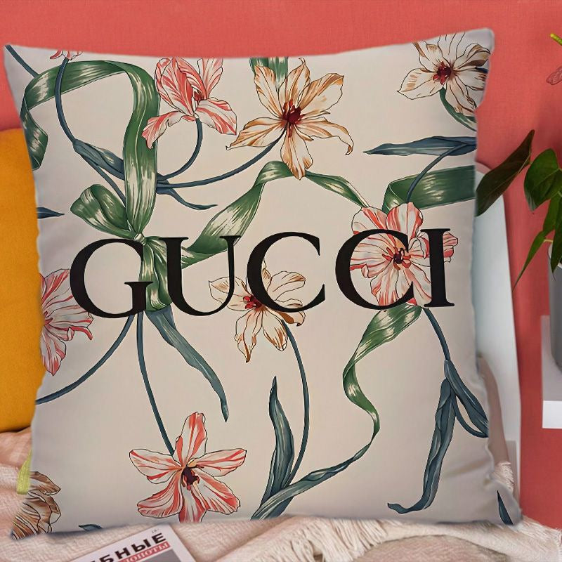 Square Double-Sided Pattern Decorative Pillow Cover Item NO.:HF-HP004