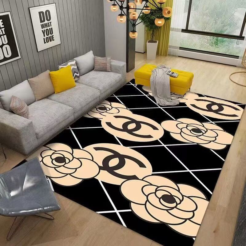 Premium Velvet Versatile Rug for Bedroom & Living Room Item NO.:HF-HP005