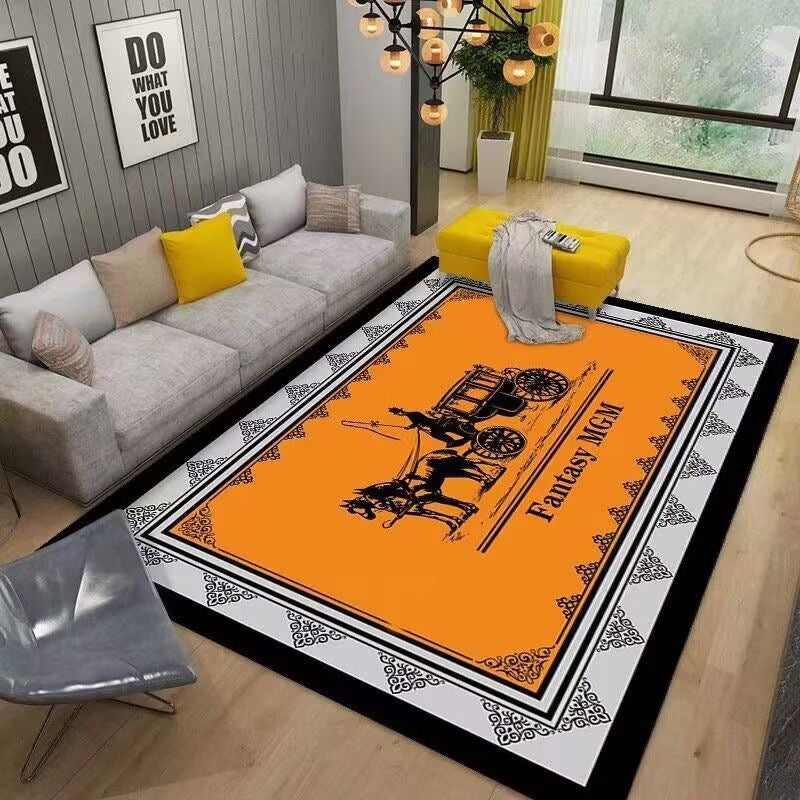 Premium Velvet Versatile Rug for Bedroom & Living Room Item NO.:HF-HP005