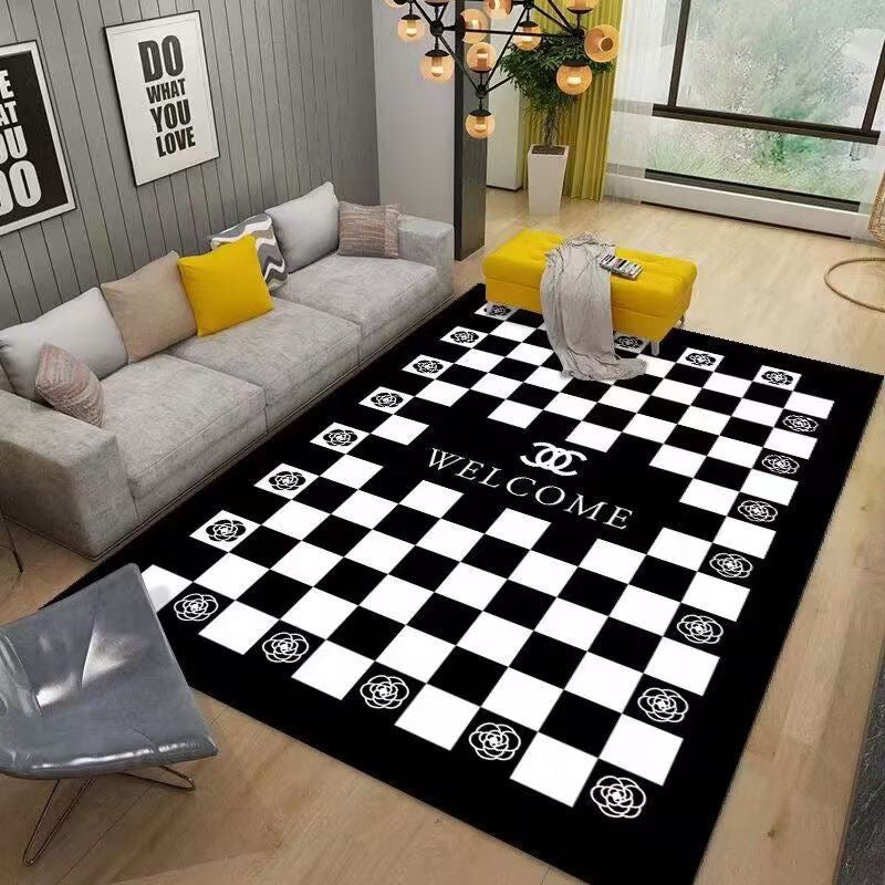 Premium Velvet Versatile Rug for Bedroom & Living Room Item NO.:HF-HP005