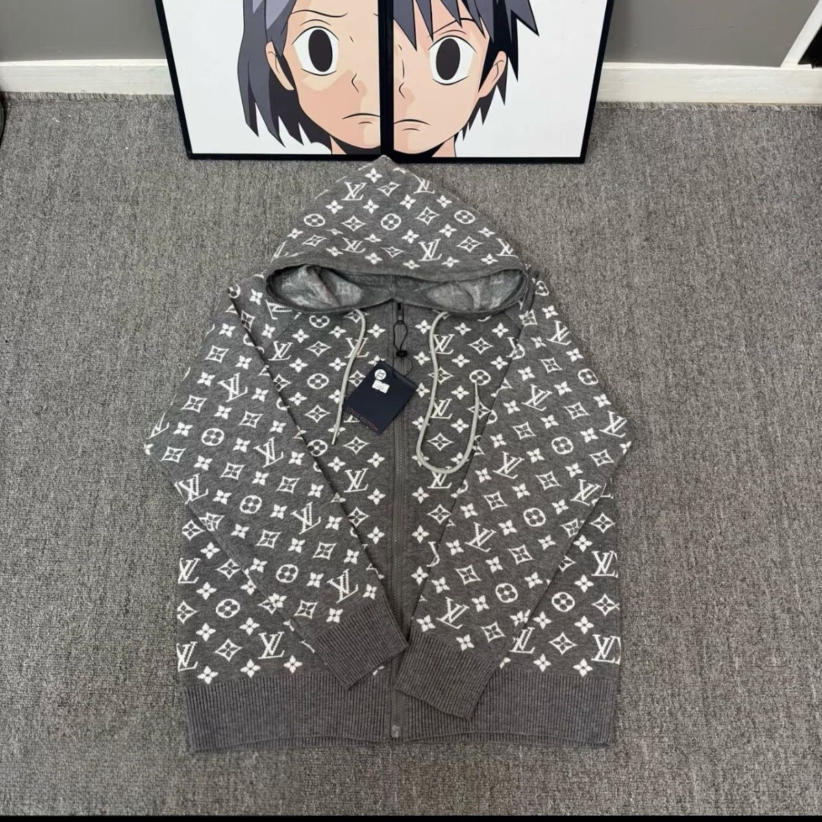 LV New High-End Hooded Knit Sweater Item NO.:HF-CT008