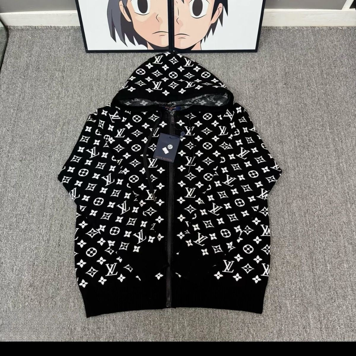 LV New High-End Hooded Knit Sweater Item NO.:HF-CT008