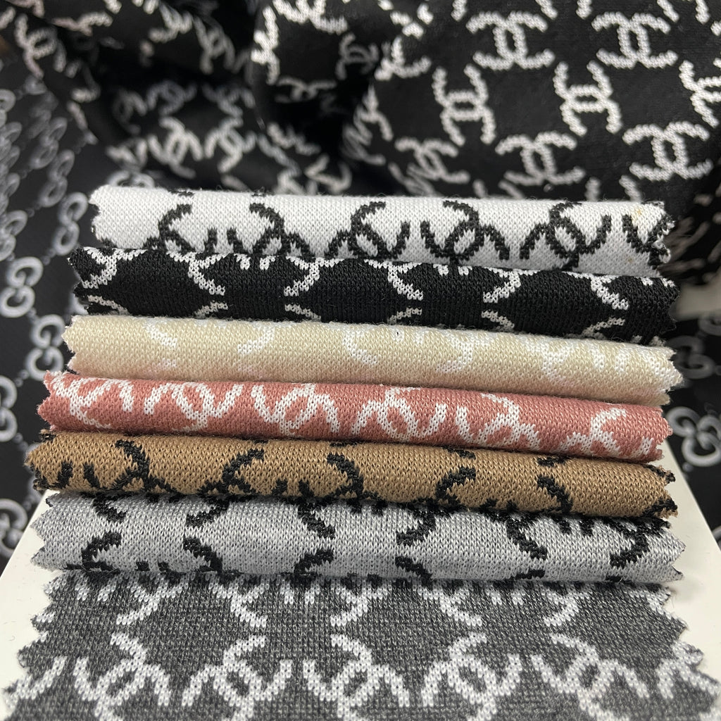 CC Knitted jacquard stretch fabric Pattern NO.:CC-F051
