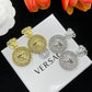 Fashionable Two-Colour Versace Earrings    ITEM NO.: CS-JL025