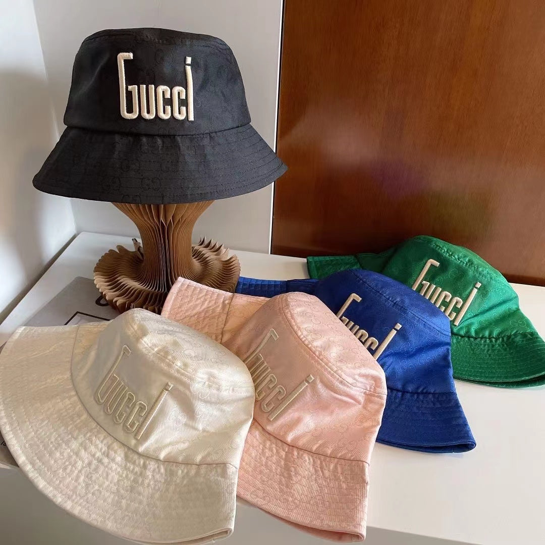 Gucci Embroidery GG Jacquard Bucket Hat ITEM NO.: CS-HT043