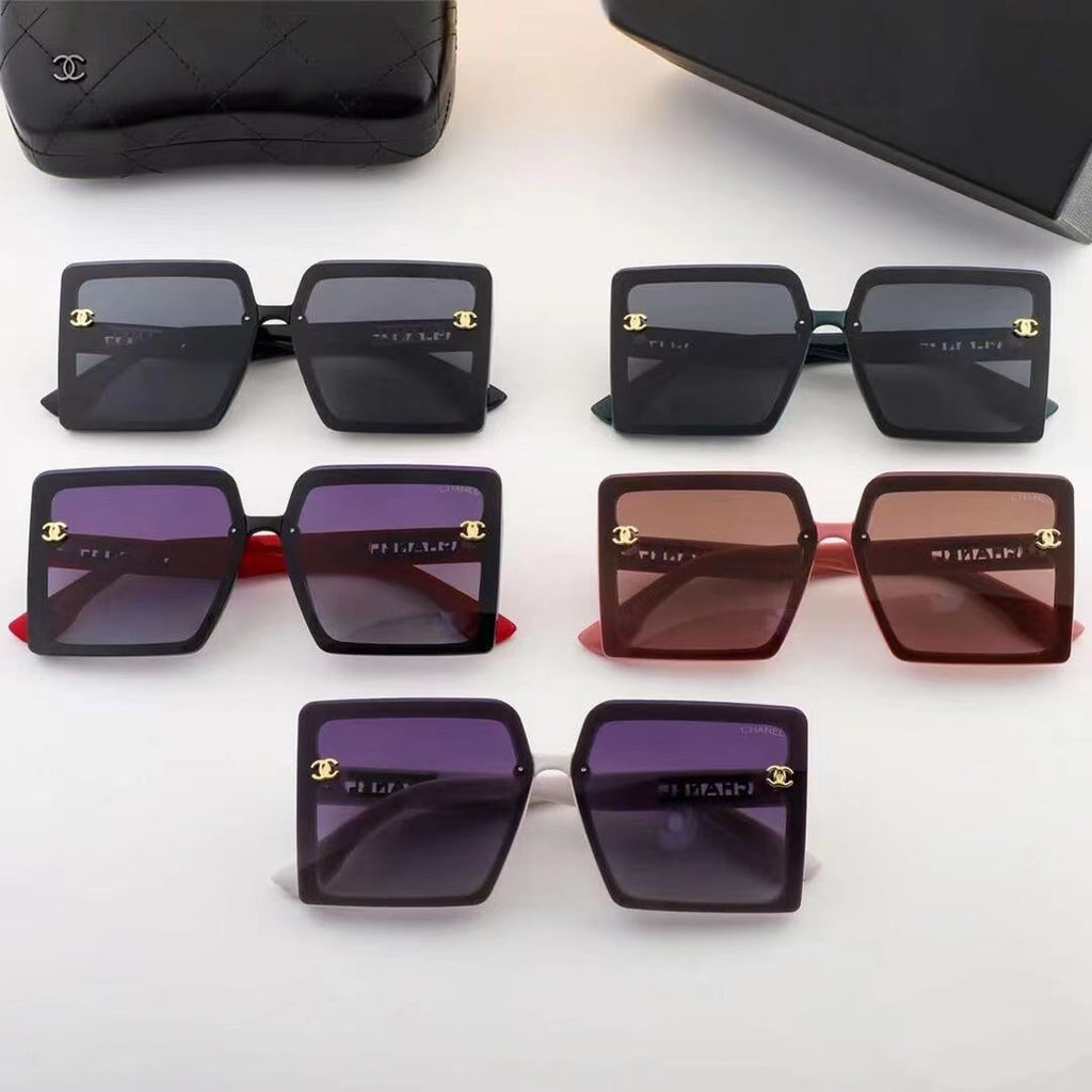 Oversized Fashionable Chanel CC Sunglasses   ITEM NO.: HF-SG021