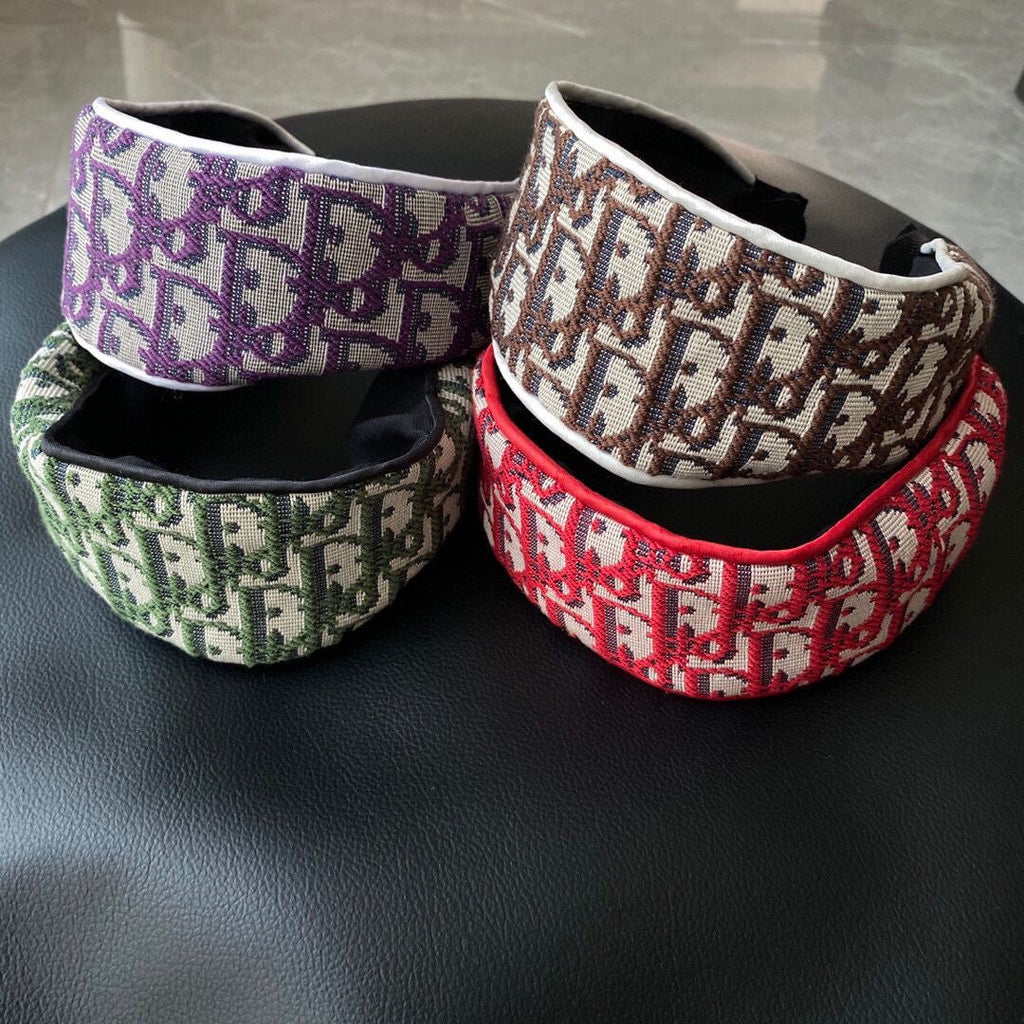 Multicolor Selected Quality Dior Jacquard Hair Headband ITEM NO.: HF-HD019