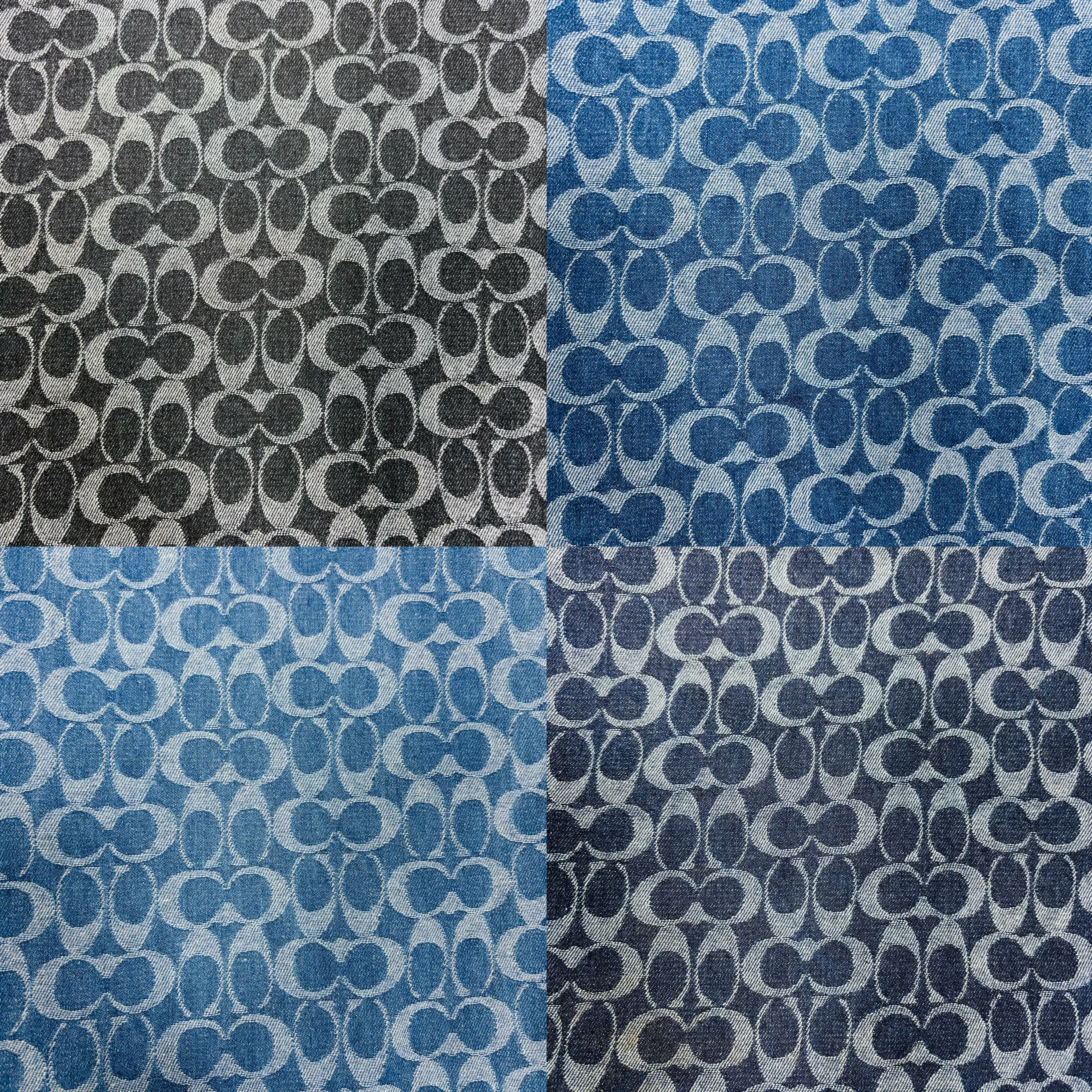 Selected Quality Mutiple Colors Coach Denim Washed Fabrics