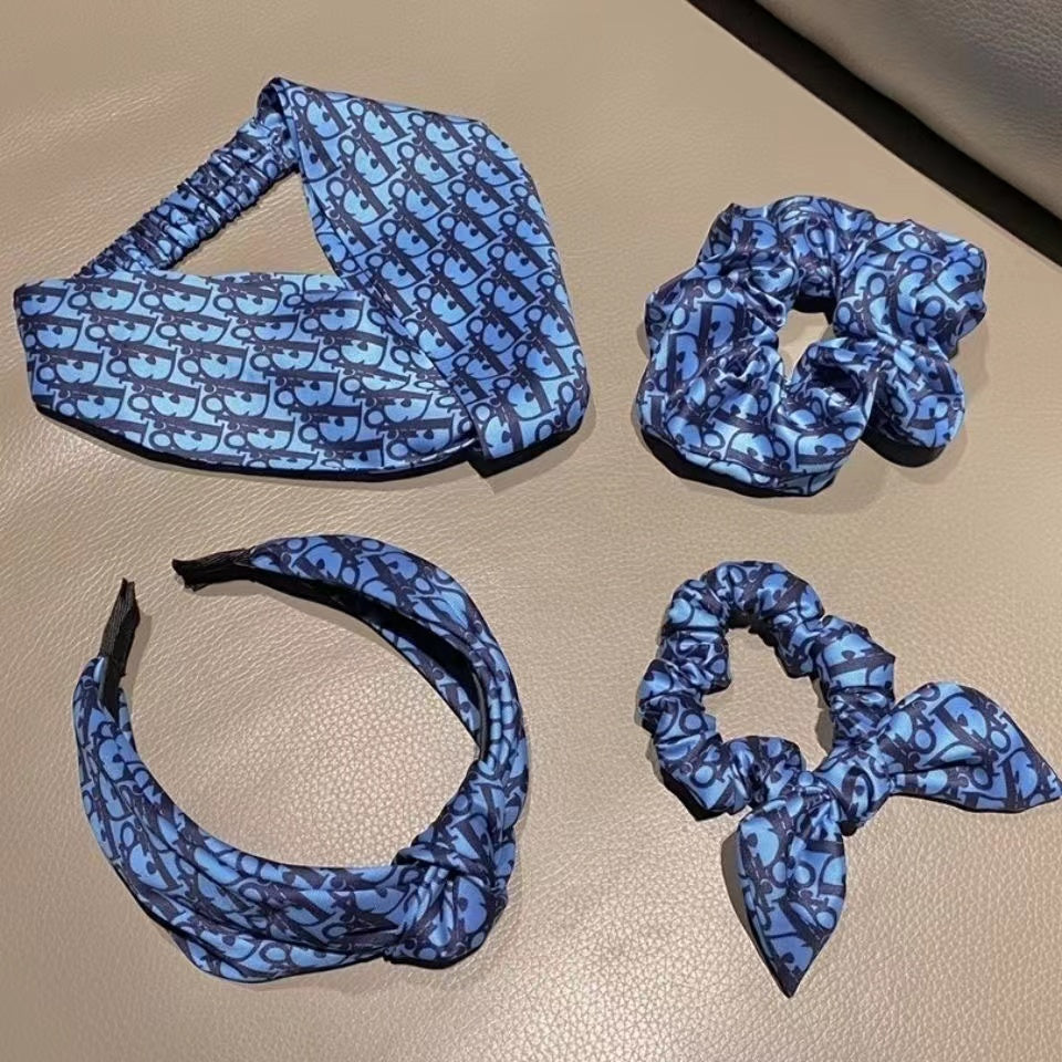 Gorgeous Dior Print Headwear Set  ITEM NO.: HF-HD036