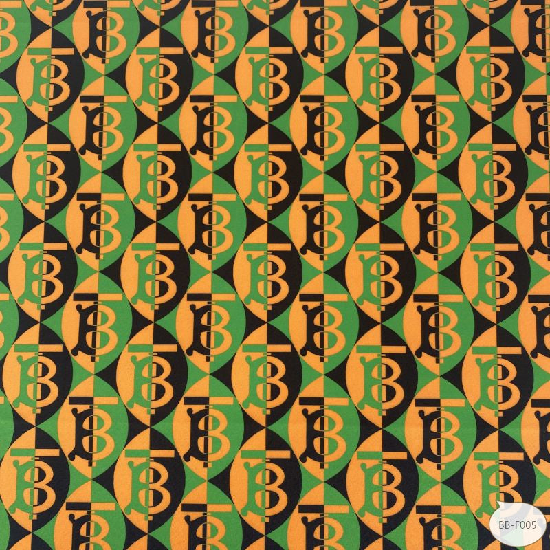 Designer inspired Burberry Pattern digital printed four way spandex fabrics