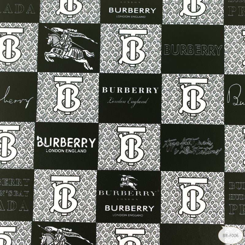 Designer inspired Burberry Pattern digital printed four way spandex fabrics