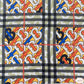 Designer inspired Burberry Pattern digital printed silky satin fabrics