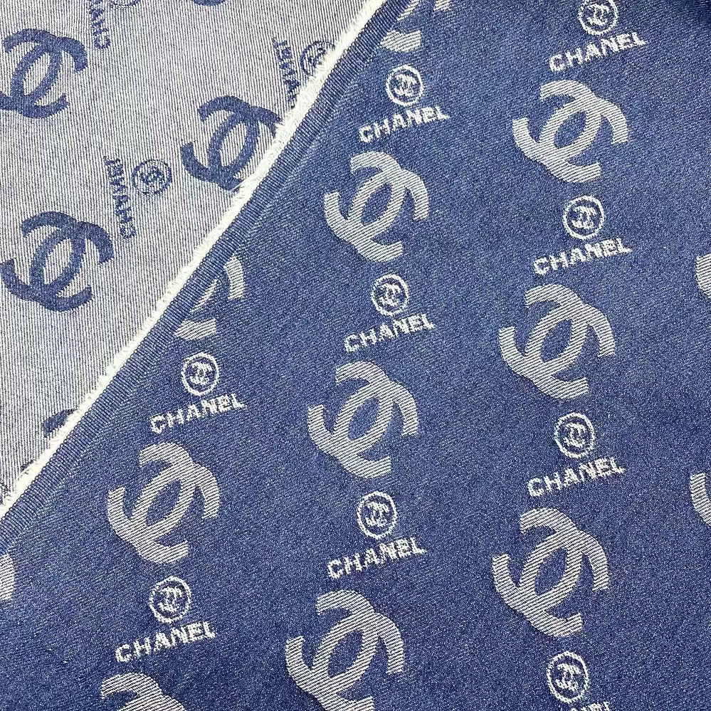 Selected Quality CC Logo Denim Washed Fabrics