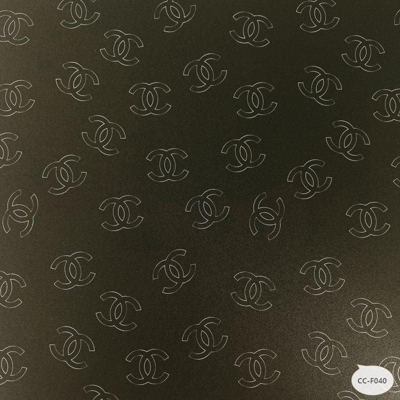 Designer inspired Chanel Pattern digital printed four way spandex fabrics