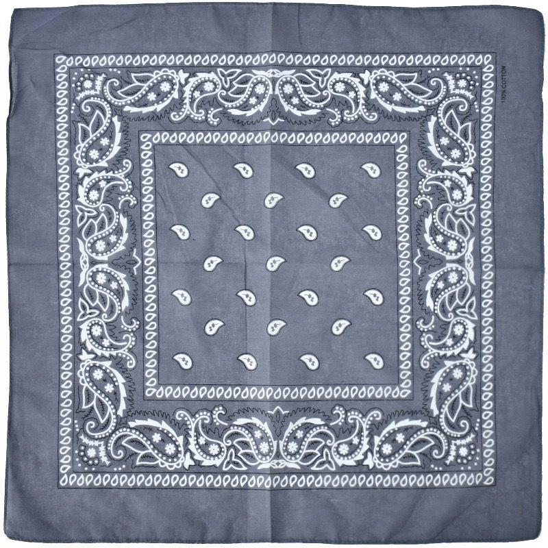 Charms Decorative Custom Craft Cotton Paisley Bandana Item NO.: ACC-004