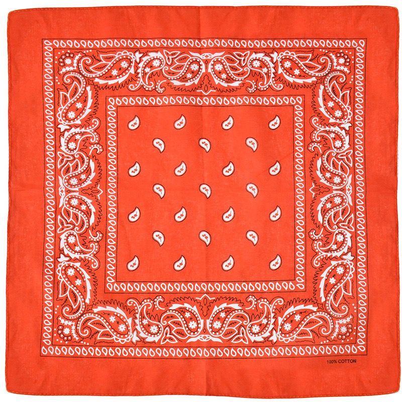 Charms Decorative Custom Craft Cotton Paisley Bandana Item NO.: ACC-004