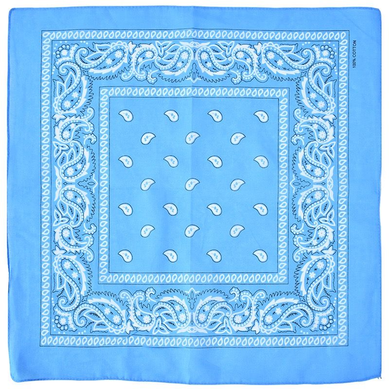 Charms Decorative Custom Craft Cotton Paisley Bandana Item NO.: ACC-004