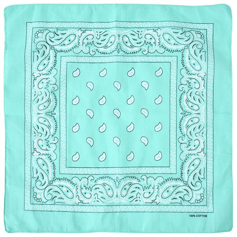 Charms Decorative Custom Craft Cotton Paisley Bandana Item NO.: ACC-004