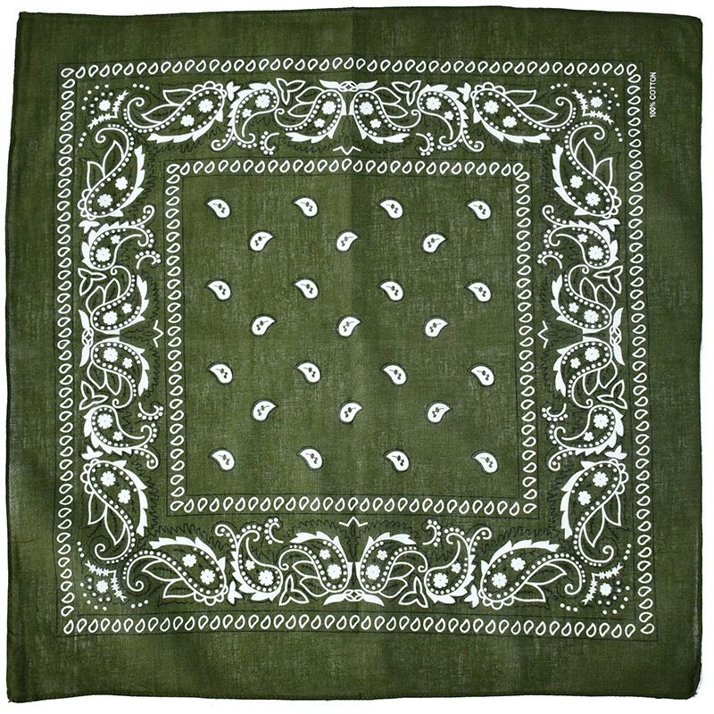 Charms Decorative Custom Craft Cotton Paisley Bandana Item NO.: ACC-004